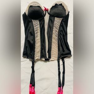 Black Sexy Gothic Corset Lingerie Women’s Small 36B Charolette Russe